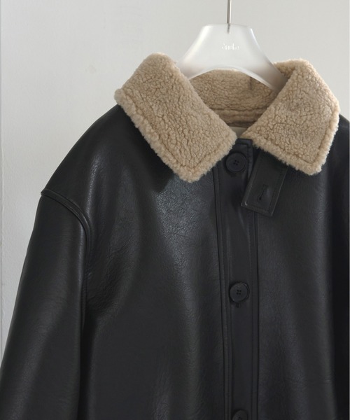 anuke/アンヌーク] BOA FLIGHT JACKET ボア フライトジャケット