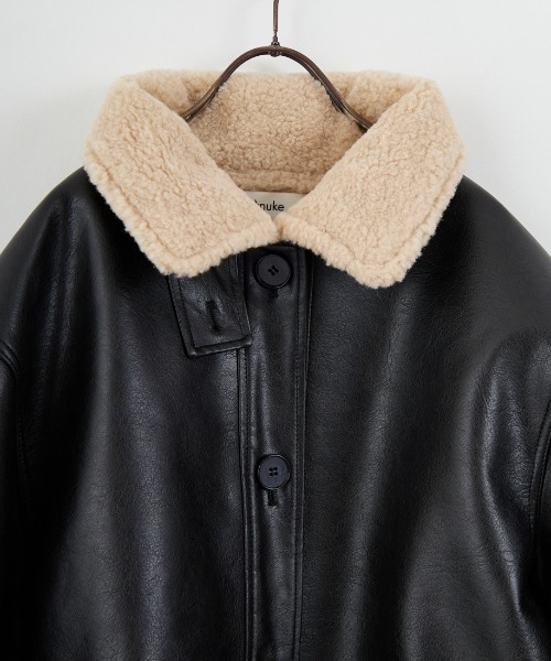 anuke/アンヌーク] BOA FLIGHT JACKET ボア フライトジャケット