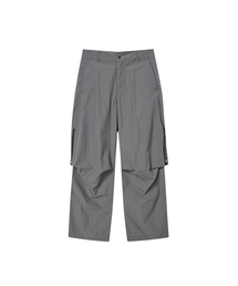 WORTHWHILE MOVEMENT（ワースワイルムーブメント）の「フレアドジャスターパンツ (グレー)（その他パンツ）」