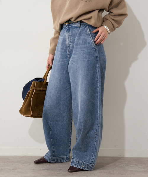 JOURNAL STANDARD（ジャーナルスタンダード）の「11.7ozバレルタックデニム（デニムパンツ・レディース・チャコールグレー/ブルー系その他・38/36）」の20枚目の写真