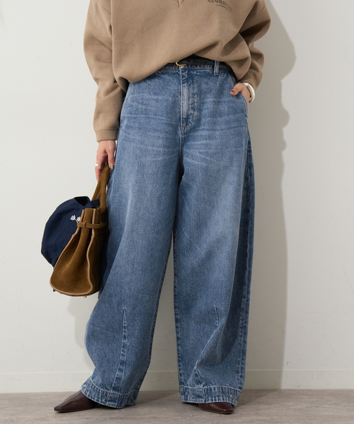 JOURNAL STANDARD（ジャーナルスタンダード）の「11.7ozバレルタックデニム（デニムパンツ・レディース・チャコールグレー/ブルー系その他・38/36）」の22枚目の写真