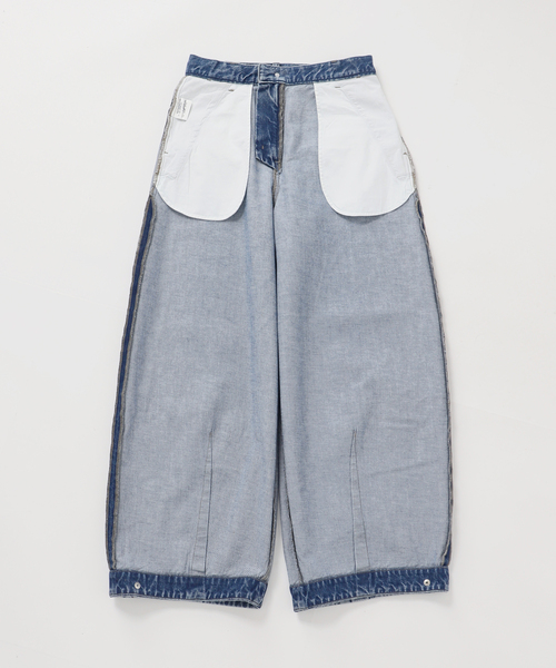 JOURNAL STANDARD（ジャーナルスタンダード）の「11.7ozバレルタックデニム（デニムパンツ・レディース・チャコールグレー/ブルー系その他・38/36）」の12枚目の写真