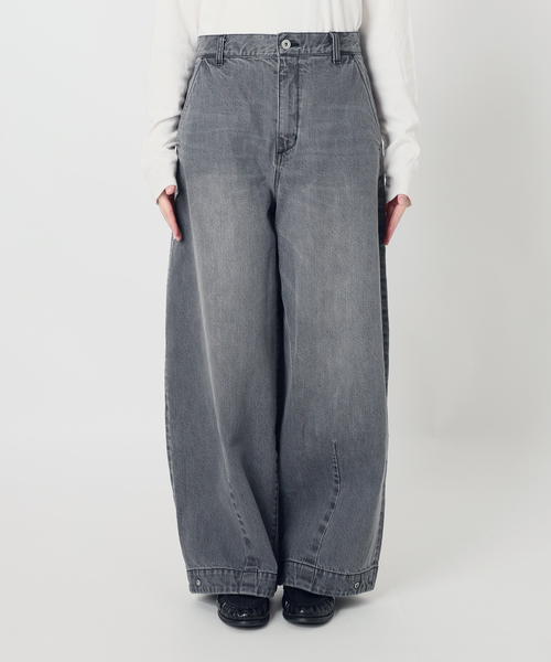 JOURNAL STANDARD（ジャーナルスタンダード）の「11.7ozバレルタックデニム（デニムパンツ・レディース・チャコールグレー/ブルー系その他・38/36）」の5枚目の写真