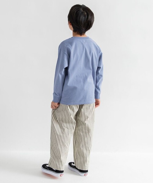 DRC branshes(ディーアールシーブランシェス)の「【WEB限定/DRC】ポケット長袖Tシャツ(Tシャツ/カットソー・キッズ・オフホワイト/その他4/ブルーグレー/ブラック/ラベンダー/その他2/その他1/その他3・100/110/120/140/130/150/160)」の17枚目の写真