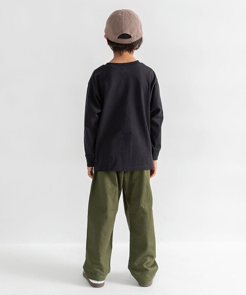 DRC branshes(ディーアールシーブランシェス)の「【WEB限定/DRC】ポケット長袖Tシャツ(Tシャツ/カットソー・キッズ・オフホワイト/その他4/ブルーグレー/ブラック/ラベンダー/その他2/その他1/その他3・100/110/120/140/130/150/160)」の18枚目の写真