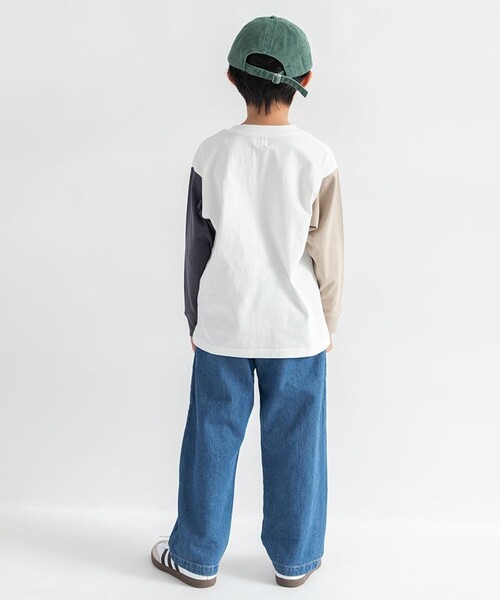 DRC branshes(ディーアールシーブランシェス)の「【WEB限定/DRC】ポケット長袖Tシャツ(Tシャツ/カットソー・キッズ・オフホワイト/その他4/ブルーグレー/ブラック/ラベンダー/その他2/その他1/その他3・100/110/120/140/130/150/160)」の19枚目の写真