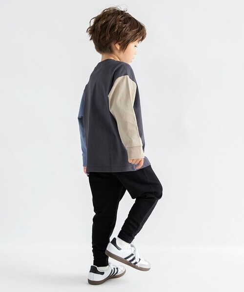 DRC branshes(ディーアールシーブランシェス)の「【WEB限定/DRC】ポケット長袖Tシャツ(Tシャツ/カットソー・キッズ・オフホワイト/その他4/ブルーグレー/ブラック/ラベンダー/その他2/その他1/その他3・100/110/120/140/130/150/160)」の22枚目の写真