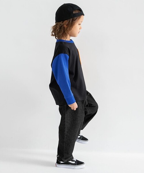 DRC branshes(ディーアールシーブランシェス)の「【WEB限定/DRC】ポケット長袖Tシャツ(Tシャツ/カットソー・キッズ・オフホワイト/その他4/ブルーグレー/ブラック/ラベンダー/その他2/その他1/その他3・100/110/120/140/130/150/160)」の10枚目の写真
