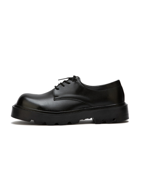 DIFFERSHOE(ディファーシュー)の「ディッファー チャンキー ダービーシューズ 6CM ブラック(ドレスシューズ・メンズ・ブラック・25cm/26cm/27cm/28cm)」の1枚目の写真