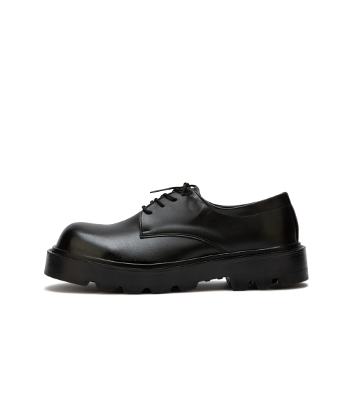 DIFFERSHOE(ディファーシュー)の「ディッファー チャンキー ダービーシューズ 6CM ブラック(ドレスシューズ・メンズ・ブラック・25cm/26cm/27cm/28cm)」の6枚目の写真
