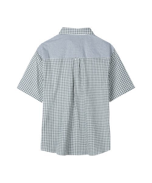 YOUNEEDGARMENTS(ユーニーズガーメンツ)の「フレンチギンガムウォッシュドハーフシャツ(ギンガムグレー)(シャツ/ブラウス・メンズ・その他・40/38)」の3枚目の写真