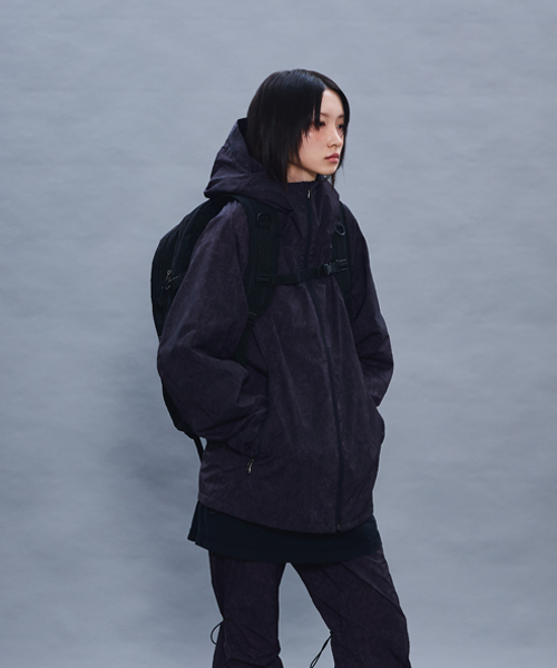 EXHIT(エックスヒット)の「EXDART WINDBREAKER BLACK (SET-UP)(パーカー・メンズ・その他・SMALL/MEDIUM/LARGE)」の1枚目の写真