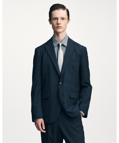 SOPHNET.(ソフネット)の「WOOL TROPICAL STANDARD 2BUTTON JACKET(テーラードジャケット・メンズ・ネイビー/チャコールグレー・1/2/3/5/4)」の3枚目の写真