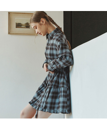 ZEROSTREET（ゼロストリート）の「[2カラー] チェックシャツワンピース（ワンピース）」