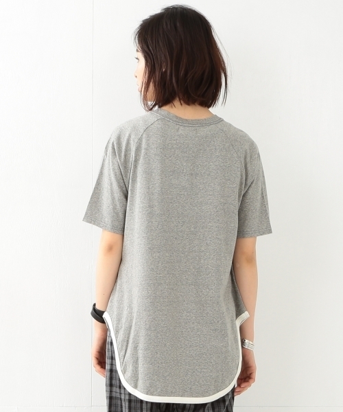 BEAMS BOY（ビームスボーイ）の「【FUDGE5月号掲載】BEAMS BOY / 天竺 ラグラン 5分袖（Tシャツ/カットソー・レディース・ホワイト/グレー/ネイビー・ONE SIZE）」の14枚目の写真