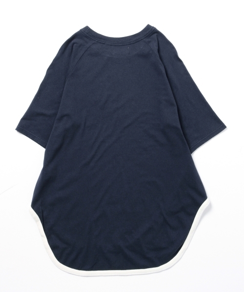 BEAMS BOY（ビームスボーイ）の「【FUDGE5月号掲載】BEAMS BOY / 天竺 ラグラン 5分袖（Tシャツ/カットソー・レディース・ホワイト/グレー/ネイビー・ONE SIZE）」の19枚目の写真