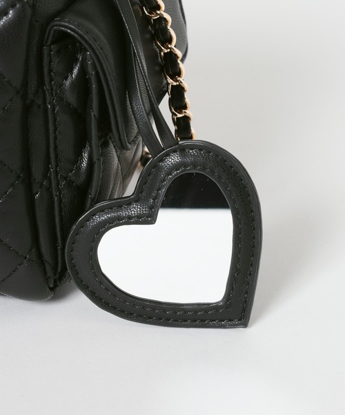 Heather（ヘザー）の「アソートチェーンハンドルBAG　638757（ショルダーバッグ・レディース・ベージュ系/レオパード/ブラック・ONE SIZE）」の12枚目の写真