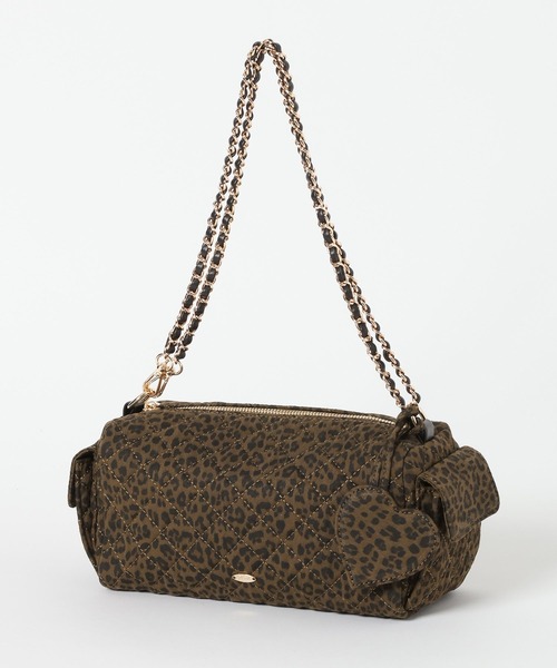 Heather（ヘザー）の「アソートチェーンハンドルBAG　638757（ショルダーバッグ・レディース・ベージュ系/レオパード/ブラック・ONE SIZE）」の16枚目の写真