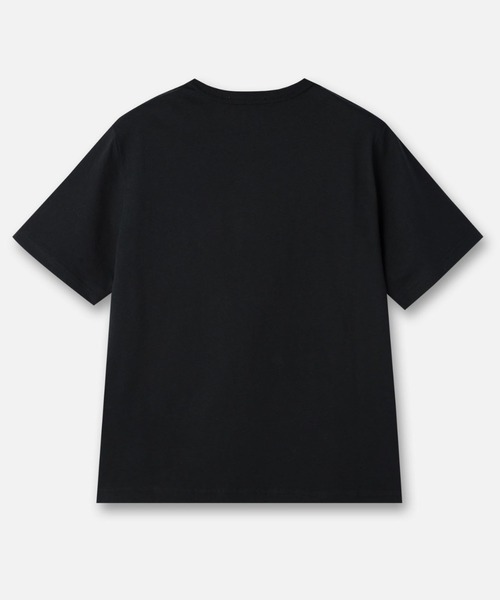 marimekko（マリメッコ）の「【ASIA　EXCLUSIVE】《kioski》Ae Erna Unikko / t-shirt（Tシャツ/カットソー・レディース・ブラック×ブルー・MEDIUM/SMALL/X-SMALL/X-LARGE/LARGE）」の6枚目の写真