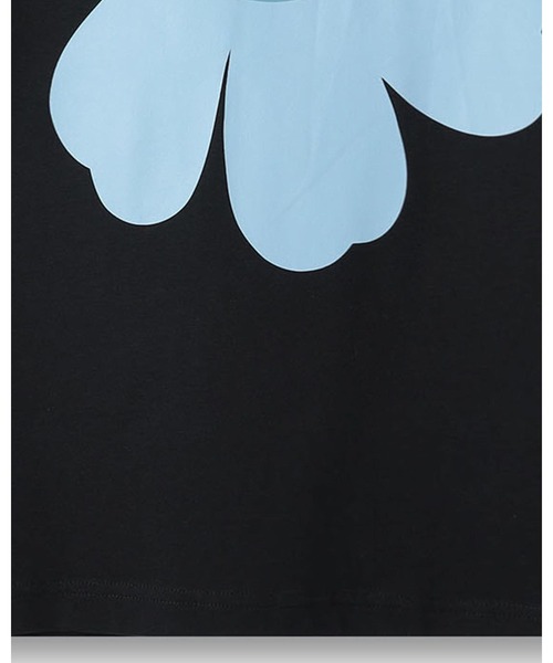 marimekko（マリメッコ）の「【ASIA　EXCLUSIVE】《kioski》Ae Erna Unikko / t-shirt（Tシャツ/カットソー・レディース・ブラック×ブルー・MEDIUM/SMALL/X-SMALL/X-LARGE/LARGE）」の8枚目の写真
