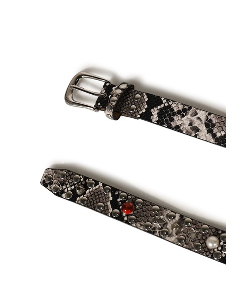 SNAKE STAR STUDDED BELT