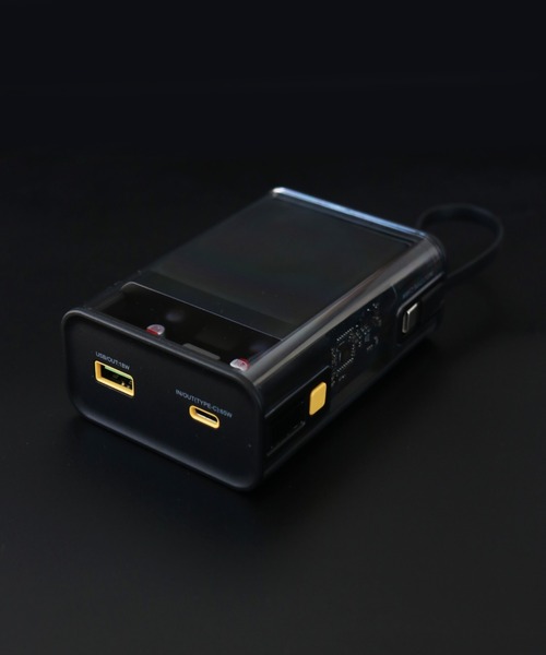 C520(シーゴーニーゼロ)の「〈C520/シーゴーニーゼロ〉 準固体モバイルバッテリー 20,000mAh(スマホグッズ・メンズ・ブラック・ONE SIZE)」の6枚目の写真