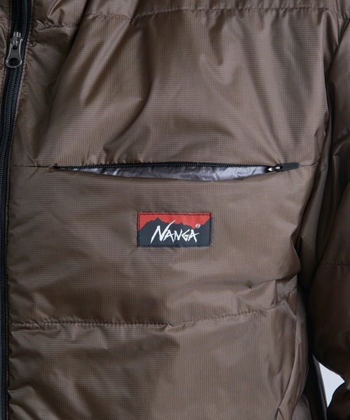 NANGA(ナンガ)の「【NANGA】ATL DOWN BLOUSON/ダウンジップブルゾン(ダウンジャケット/コート・メンズ・ブラウン/ブラック・L/M/S/XL)」の11枚目の写真