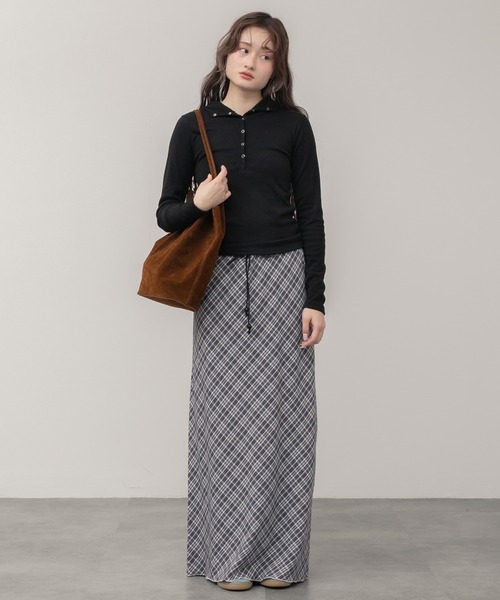 HEILIS(ヘイリス)の「スエードバケットトートバッグ / バケツ型 フェイクスウェード 春服 秋服 冬服 夏服 合成皮革 トート A5 ブラウン ブラック 鞄 通勤 通学 韓国 カジュアル ノームコア シンプル 無地 肩掛け(トートバッグ・レディース・ブラック/ブラウン・FREE)」の10枚目の写真