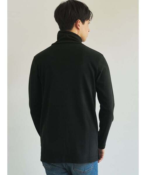 TRANSITION(トランジション)の「【TRANSITION】起毛ストレッチポンチタートルネック(Tシャツ/カットソー・メンズ・ブルー系/ブラック/ホワイト系1・2/3)」の13枚目の写真
