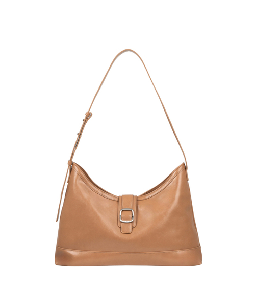 SEMICODE(セミコード)の「veil bag - crinkle dark beige(メッセンジャーバッグ・レディース・その他・FREE)」の4枚目の写真