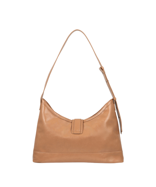 SEMICODE(セミコード)の「veil bag - crinkle dark beige(メッセンジャーバッグ・レディース・その他・FREE)」の6枚目の写真
