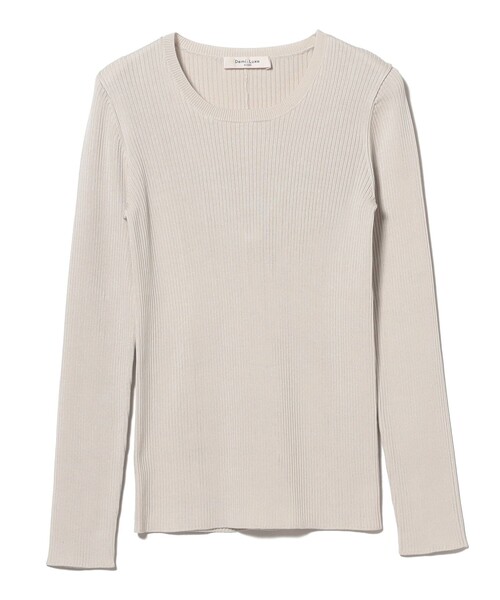 Demi-Luxe BEAMS（デミルクス ビームス）の「14ゲージ ベーシック リブニット（ニット/セーター・レディース・ホワイト系その他6/イエロー系その他2/チャコールグレー・ONE SIZE）」の20枚目の写真