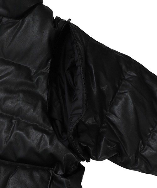 DAIWA PIER39（ダイワピア39）の「DAIWA PIER39 / ダイワ ピアサーティナイン：TECH 2WAY SYNTHETIC SKIN DOWN JACKET：BW-41025W[PIE]（ダウンジャケット/コート・メンズ・ブラック・S/M/L/XL）」の8枚目の写真