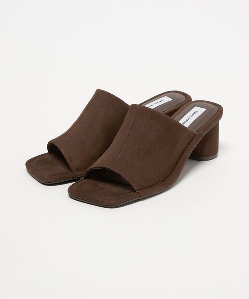 EMMEL REFINES(エメルリファインズ)の「<EMMEL REFINES>EM スクエアトゥ フィット ミュール(サンダル・レディース・クリーム/ダークブラウン/ブラック・L/M/S)」の7枚目の写真