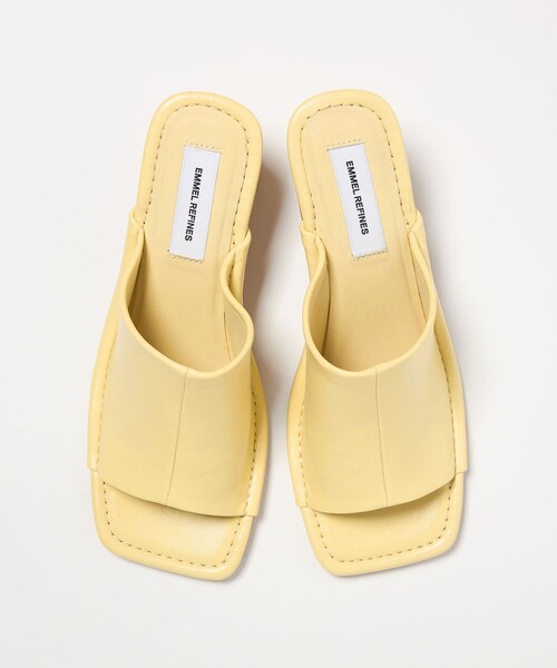 EMMEL REFINES(エメルリファインズ)の「<EMMEL REFINES>EM スクエアトゥ フィット ミュール(サンダル・レディース・クリーム/ダークブラウン/ブラック・L/M/S)」の18枚目の写真