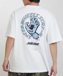 SANTA CRUZ/サンタクルーズ メンズ 半袖 Tシャツ SPEEDWHEELS ﾀﾄｩｰHAND SS T ムラサキ限定 502262402