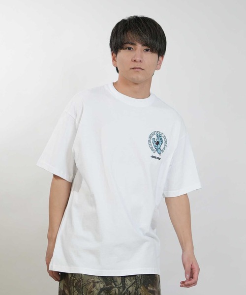 SANTA CRUZ(サンタクルーズ)の「SANTA CRUZ/サンタクルーズ メンズ 半袖 Tシャツ SPEEDWHEELS タトゥーHAND SS T ムラサキ限定 502262402(Tシャツ/カットソー・メンズ・ブラック/ホワイト/ベージュ・XL/L/M)」の4枚目の写真