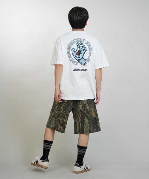 SANTA CRUZ(サンタクルーズ)の「SANTA CRUZ/サンタクルーズ メンズ 半袖 Tシャツ SPEEDWHEELS タトゥーHAND SS T ムラサキ限定 502262402(Tシャツ/カットソー・メンズ・ブラック/ホワイト/ベージュ・XL/L/M)」の7枚目の写真