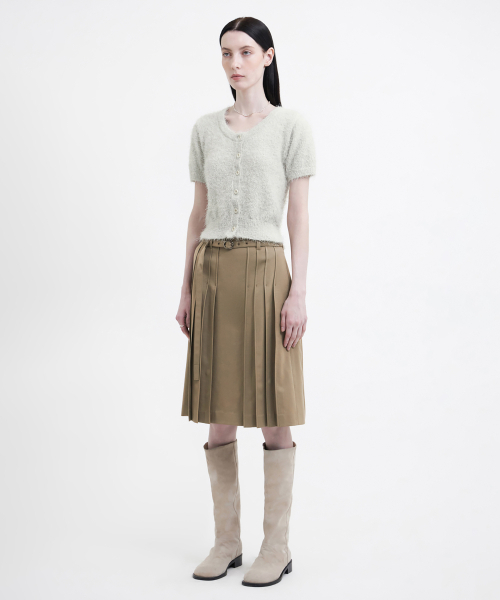 YOUTH(ユース)の「Pleats Midi Skirt - Beige(スカート・レディース・その他・S/M/L)」の4枚目の写真