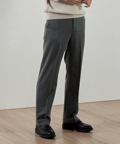 ANALOG MOOD(アナログムード)の「セミスリムワイドスラックス(チャコール)(スラックス・メンズ・その他・S/M/L/XL)」の4枚目の写真