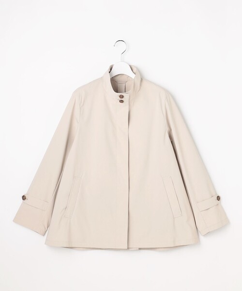 J.PRESS Ladies(J.プレス レディス)の「【WEB限定カラーあり・春のマストアイテム】Artirosa スタンドカラー コート(その他アウター・レディース・ライトグリーン系/ベージュ系1/ライトグレー系・S/XS)」の14枚目の写真
