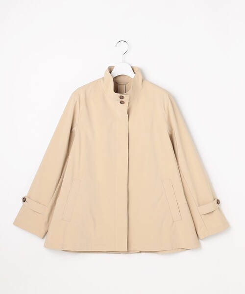 J.PRESS Ladies(J.プレス レディス)の「【WEB限定カラーあり・春のマストアイテム】Artirosa スタンドカラー コート(その他アウター・レディース・ライトグリーン系/ベージュ系1/ライトグレー系・S/XS)」の13枚目の写真
