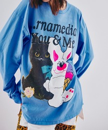 RNA | M2618 キャット&ラビットロンT(Tシャツ/カットソー)