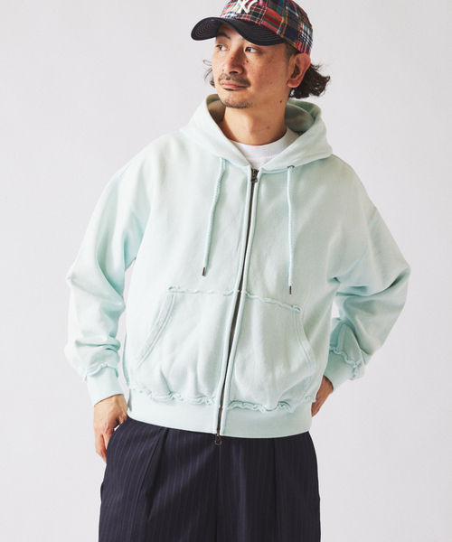 完売品　JOURNAL STANDARD relume リバーシブルパーカー ラフカット ジップパーカー（パーカー）｜JOURNAL STANDARD relume