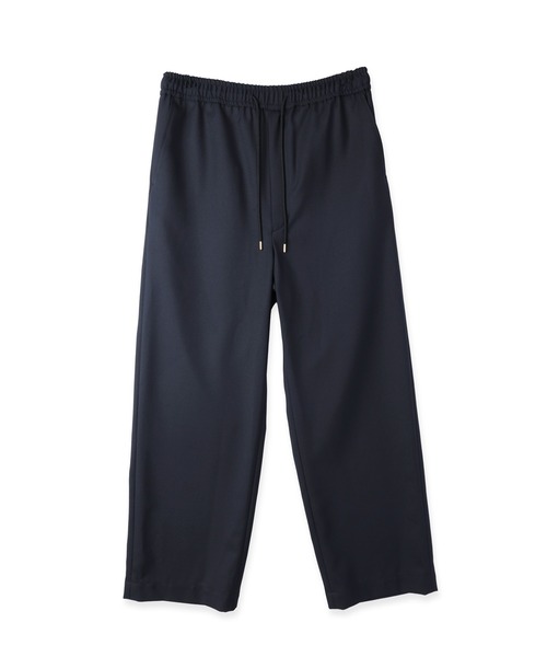 CULLNI(クルニ)の「Dry Gabardine Drawstring Wide Pants(スラックス・メンズ・ネイビー/チャコール/カーキ/ブラック・2/1/0)」の4枚目の写真