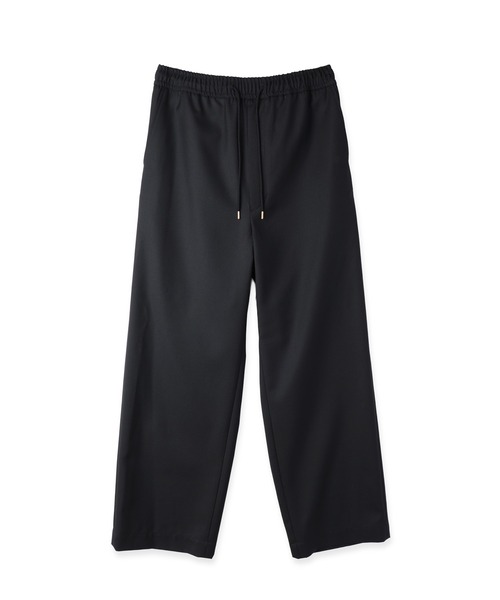 CULLNI(クルニ)の「Dry Gabardine Drawstring Wide Pants(スラックス・メンズ・ネイビー/チャコール/カーキ/ブラック・2/1/0)」の2枚目の写真