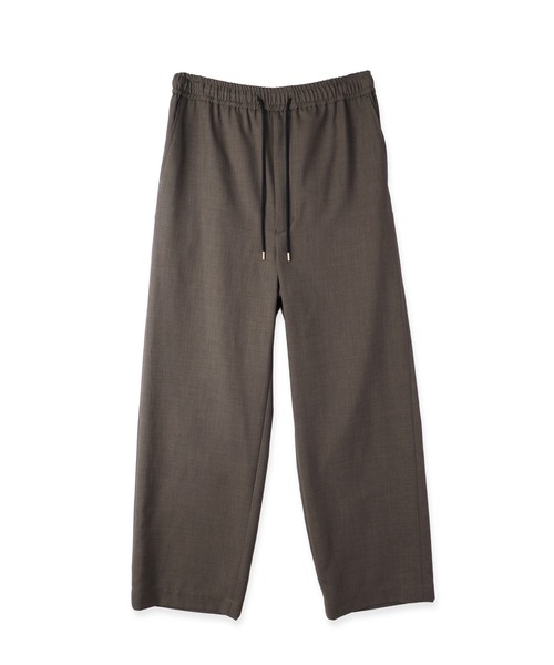 CULLNI(クルニ)の「Dry Gabardine Drawstring Wide Pants(スラックス・メンズ・ネイビー/チャコール/カーキ/ブラック・2/1/0)」の10枚目の写真