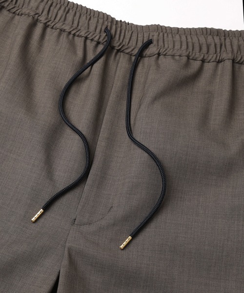 CULLNI(クルニ)の「Dry Gabardine Drawstring Wide Pants(スラックス・メンズ・ネイビー/チャコール/カーキ/ブラック・2/1/0)」の12枚目の写真