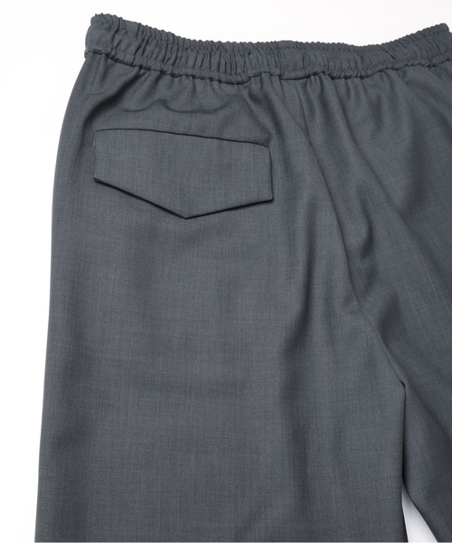 CULLNI(クルニ)の「Dry Gabardine Drawstring Wide Pants(スラックス・メンズ・ネイビー/チャコール/カーキ/ブラック・2/1/0)」の18枚目の写真