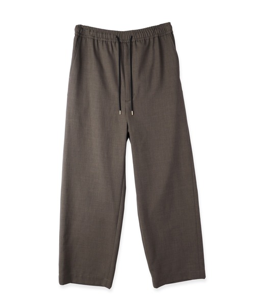 CULLNI（クルニ）の「Dry Gabardine Drawstring Wide Pants（スラックス・メンズ・ネイビー/チャコール/カーキ/ブラック・2/1/0）」の20枚目の写真